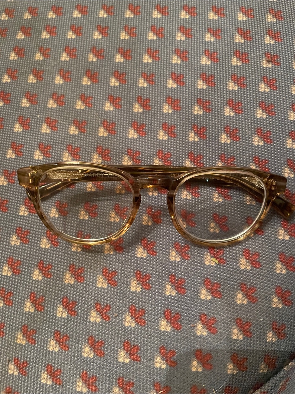 Warby Parker Percey Eyeglass Frames 48-20-140 Brown Crystal